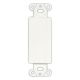 Deco Plate Blank Adaptor White