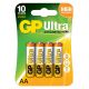 Battery Alk Ult AA 4pk GP