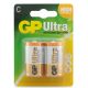 Battery Alk Ult C 2Pk GP