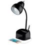 Black Organizer Desk Lamp