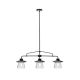 Pendant Light Fixture 3L Bronz