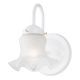 Wall Fixture 1Light Wht Tulip