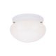 Flush Ceiling Light 8in Wht 1L