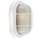 Bulk Head Metal Oval Wht