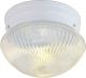 Flush Fixture 2L Wht 9.5x6 Gls