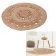 Rug Jute Round 90cm