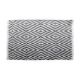 Bath Mat Oxford Black/White