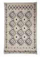 Rug Blk/Wht 80x120cm