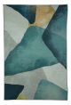 Rug Teal/Grey Triangle 80x120