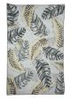 Rug Leaf Black/Yellow 80x120cm