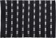 Rug Cotton Black/White 60X90cm