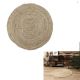 Rug Round Jute 80cm