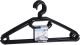 Clothes Hanger Blk Set/10 Plas