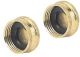 Hose Cap Brass 2Pk Green Thumb