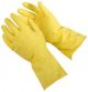 LATEX GLOVES YELLOW MED