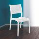 Rattan Chair Wht w/o Arms Pica