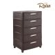 Rattan Super Nova 5 Drawer Brw