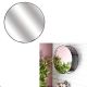 Mirror Round w/Shelf 45cm