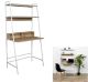 Desk w/Shelves White 81X48X160