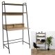 Desk w/Shelves Black 81X48X160