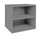 Storage Cube 2Shelf Grey