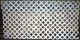 Lattice Reg L/ Hole White PVC